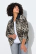 Jacke, Leo-Muster, Lederoptik-Kragen
