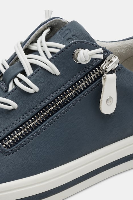 Sneaker, Jana Softline, vegan, Zipper, Weite H