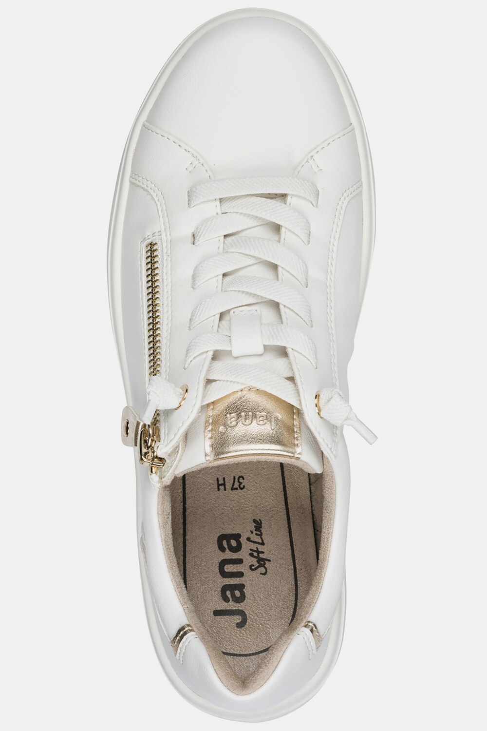 Stora storlekar Sneakers, Dam, vit, storlek: 38, Syntetfibrer, Ulla Popken