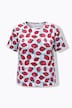 T-Shirt, oversized, Strawberry-Print
