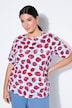 T-Shirt, oversized, Strawberry-Print