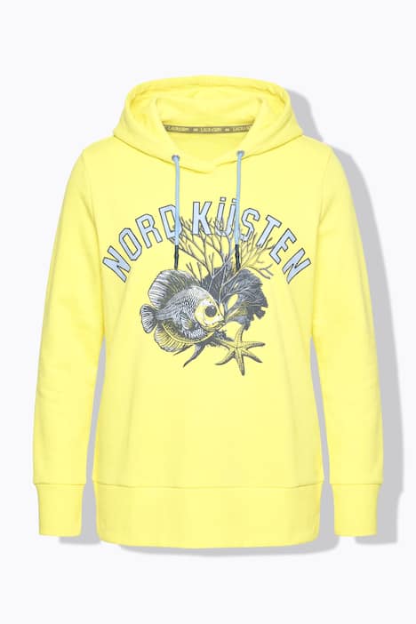 Felpa con cappuccio, stampa e OEKO-TEX