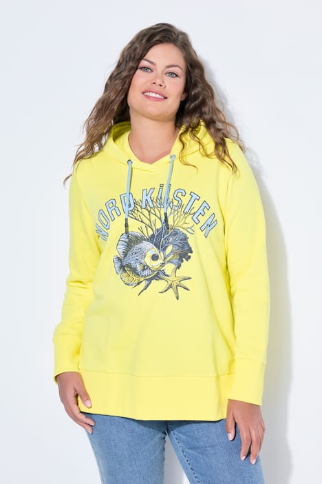 Felpa con cappuccio, stampa e OEKO-TEX