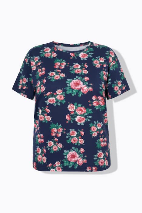 T-shirt, oversized, rozenprint