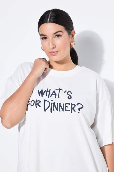 T-Shirt, oversized, Rücken-Foto-Print