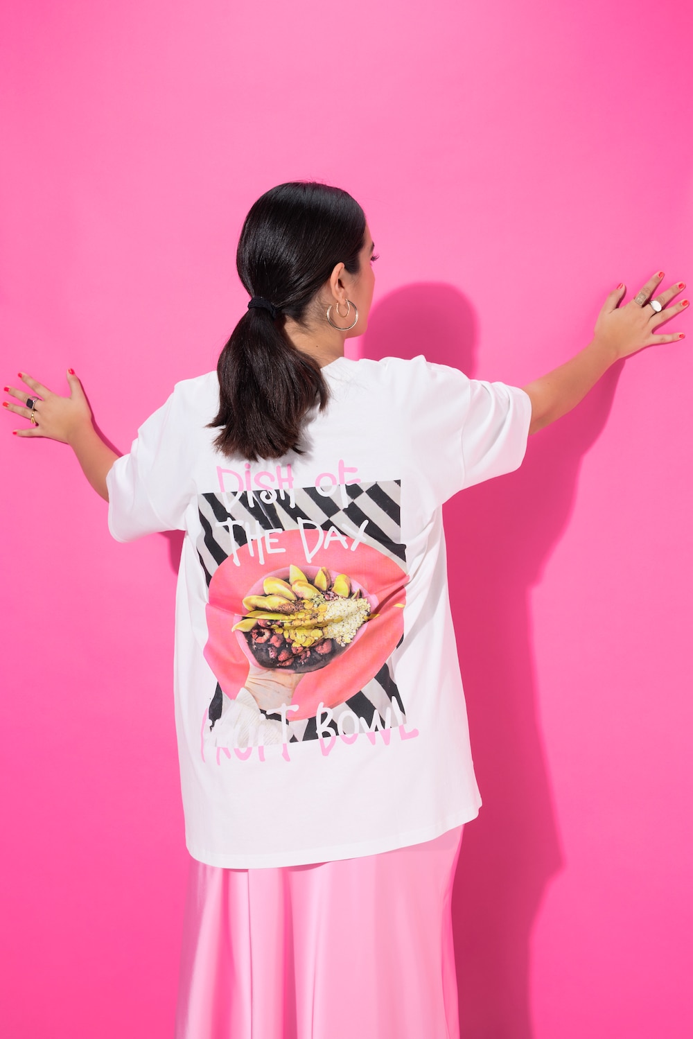 T-Shirt, oversized, Fotoprint