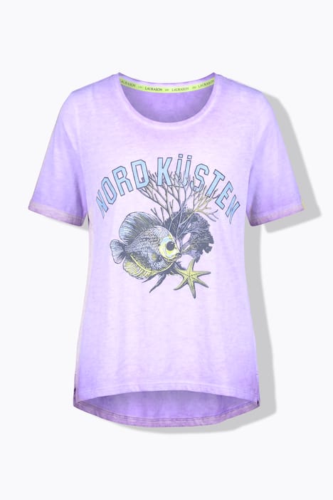 T-shirt, Cool Dyed, 1/2 Arm, Druck