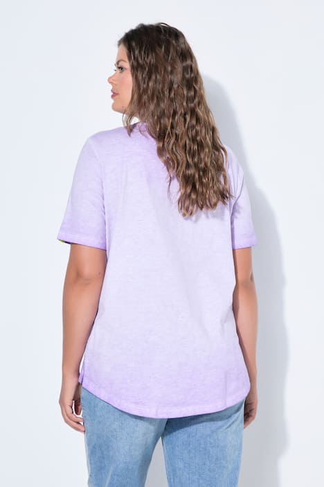 T-shirt, Cool Dyed, 1/2 Arm, Druck