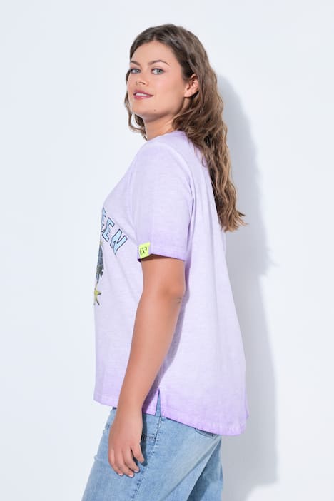 T-shirt, Cool Dyed, 1/2 Arm, Druck