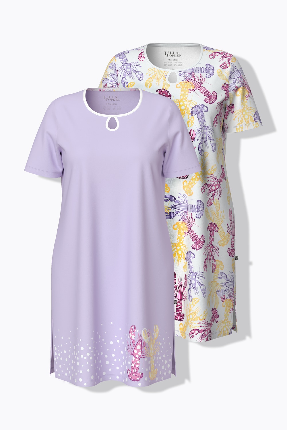 Bigshirts, 2er-Pack, Hummer, Rundhals, Halbarm