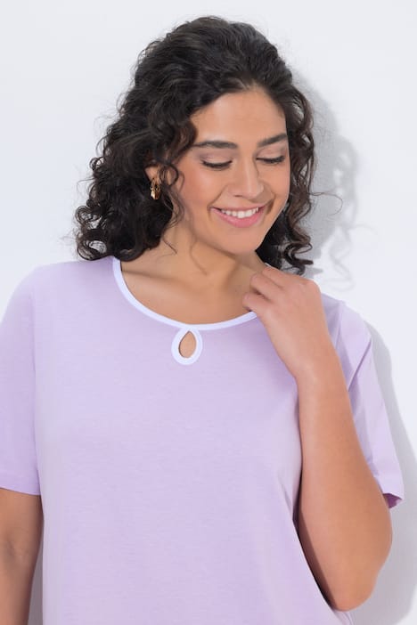 Długie koszule, dwupak, homar, okrągły dekolt, rękaw 1/2