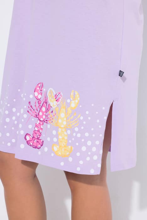 Długie koszule, dwupak, homar, okrągły dekolt, rękaw 1/2