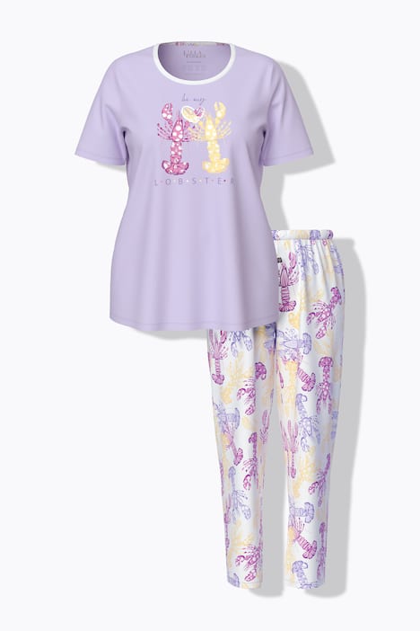 Lobster Print Pajama Set