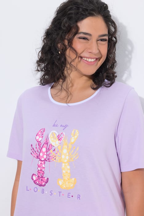 Lobster Print Pajama Set