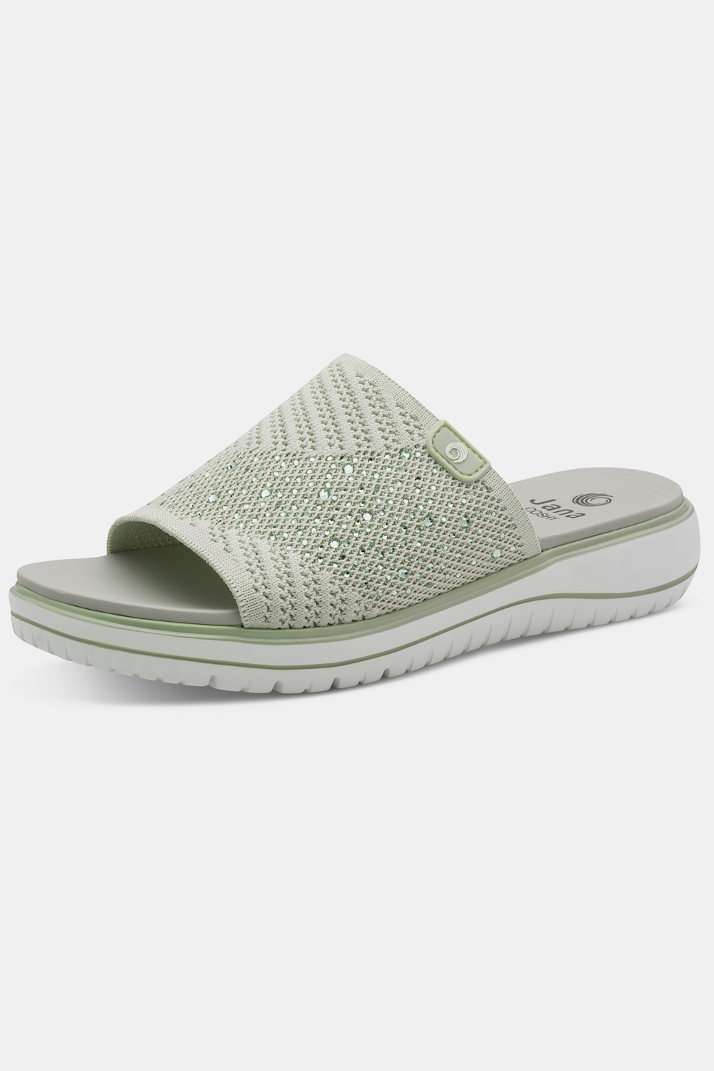 Hallux-Pantolette, Jana Softline, vegan, Weite H
