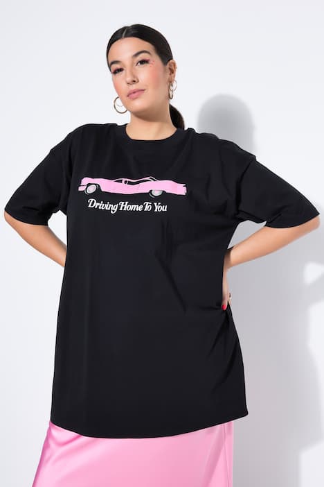 T-shirt, auto-print, korte mouwen