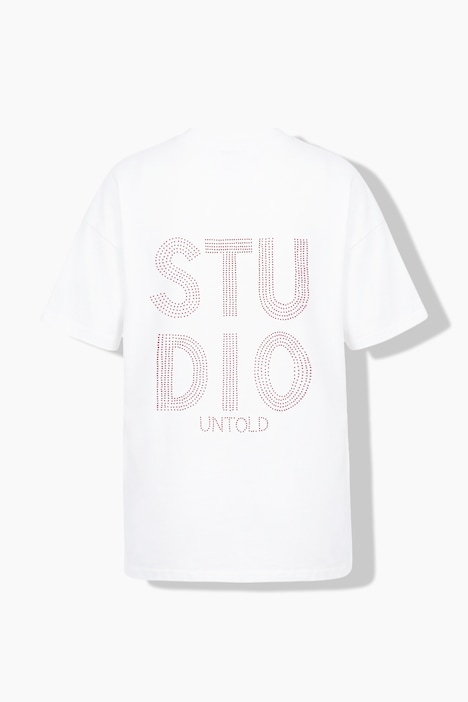T-Shirt, Glitzersteinchen auf dem Rücken