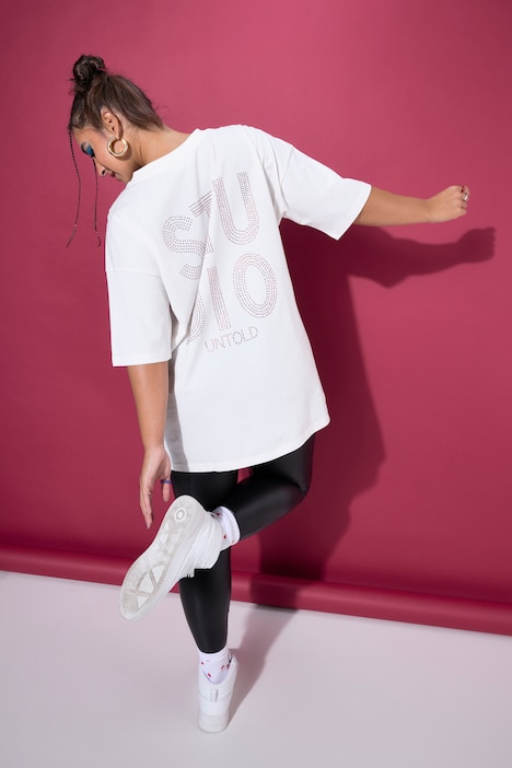 T-Shirt, Glitzersteinchen auf dem Rücken