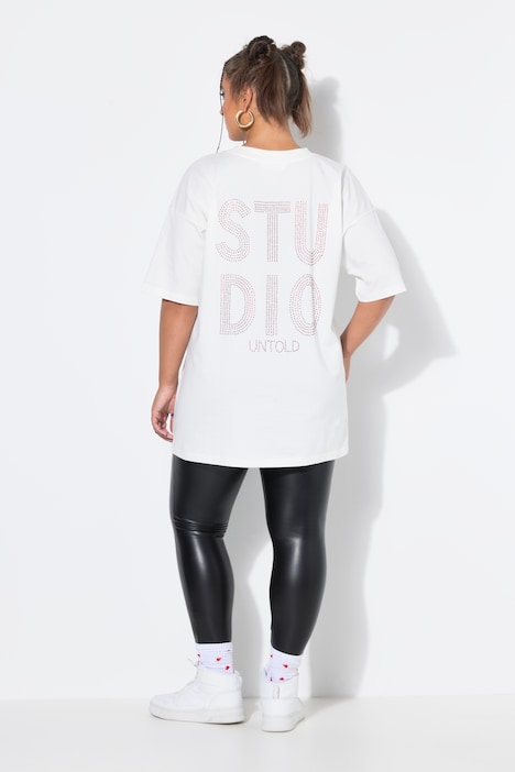 T-Shirt, Glitzersteinchen auf dem Rücken