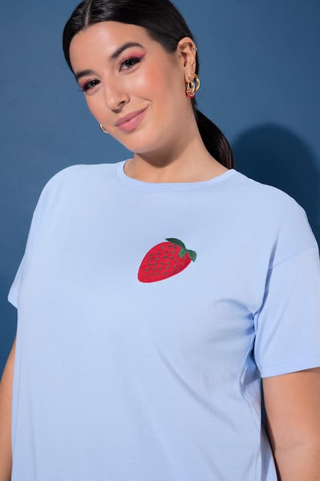 T-shirt, oversized, aardbei