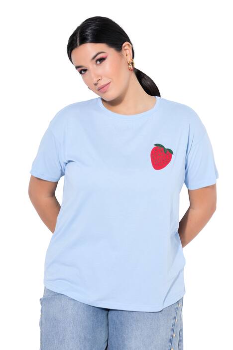 Tričko, oversize, Strawberry