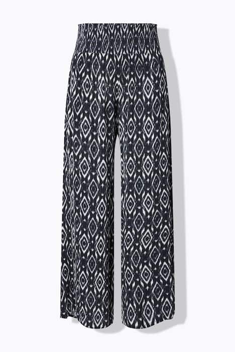 Hose Rose, Hosenrockoptik, weites Bein, Smokbund