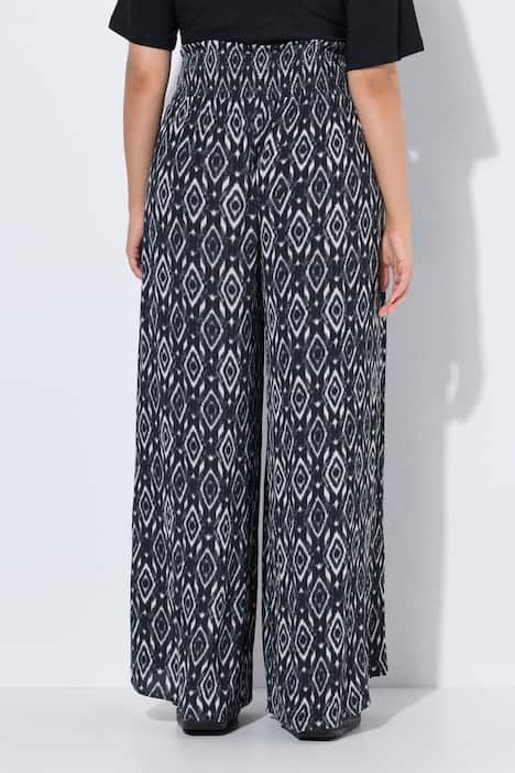 Hose Rose, Hosenrockoptik, weites Bein, Smokbund