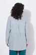 Bluse, Leinenmix, Patchmuster, Hemdkragen, Langarm