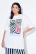 T-Shirt, oversized, moderner XL Print