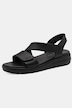 Leren sandalen, Jana Softline, klittenband, wijdte H