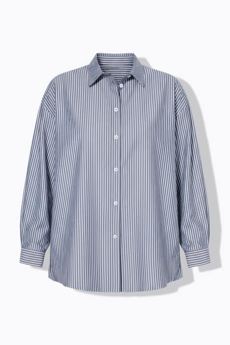 Streifenhemd, Oversize Shape, Patch