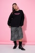 Sweatshirt, oversized, statement, acid wash