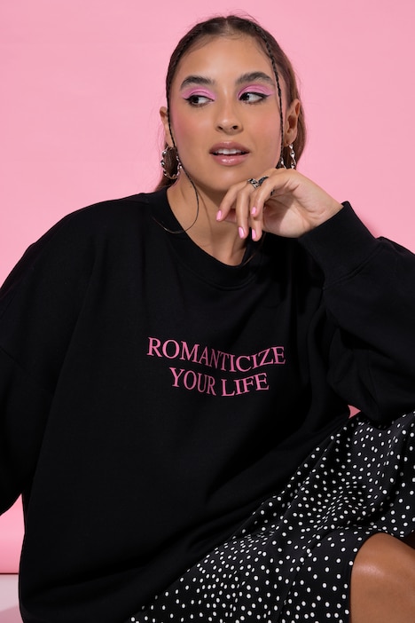 Sweatshirt, oversized, statement, acid wash