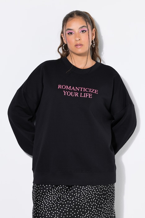 Sweatshirt, oversized, statement, acid wash