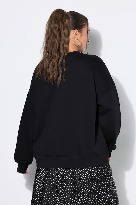Sweatshirt, oversized, statement, acid wash