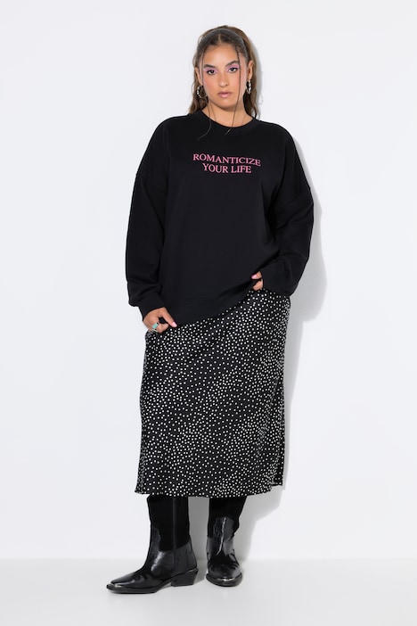 Sweatshirt, oversized, statement, acid wash