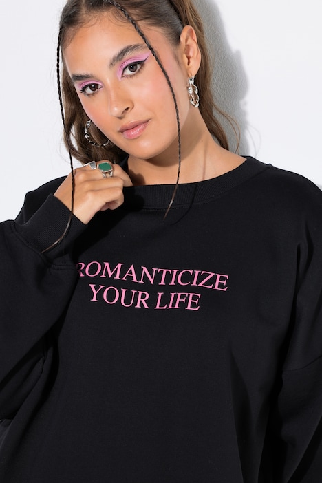Sweatshirt, oversized, statement, acid wash