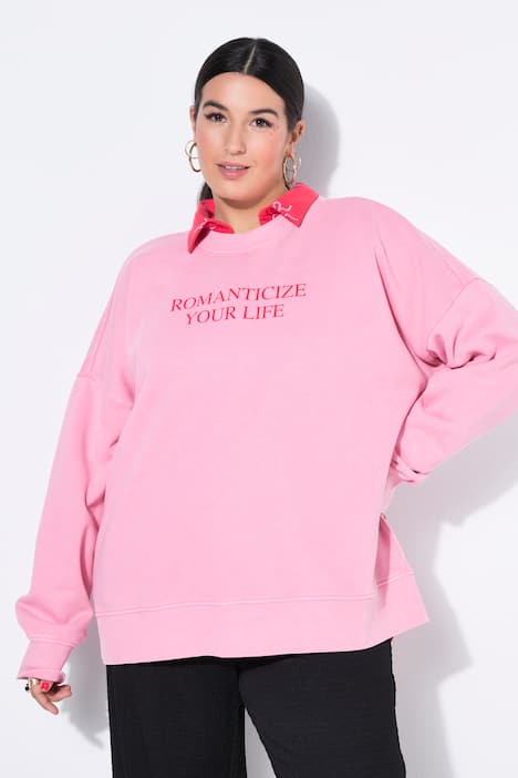 Sweatshirt, oversized, statement, acid wash