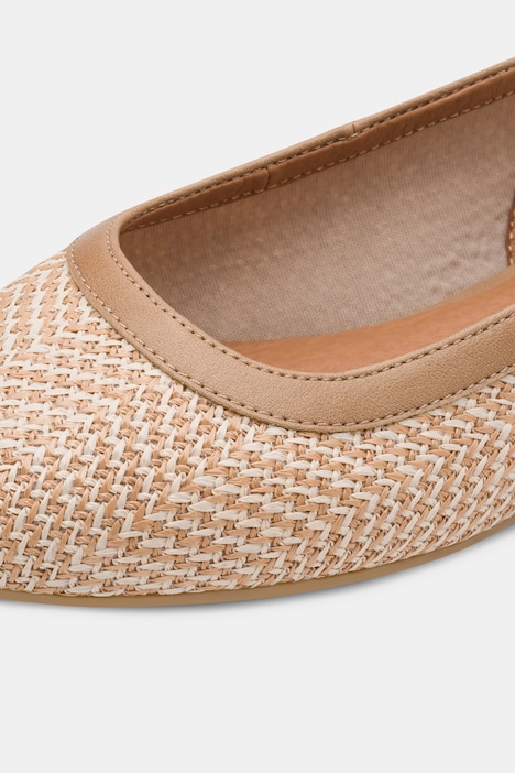 Sling-ballerina's, Jana Softline, vegan, wijdte H