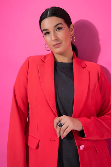 Blazer, fitted Shape, Heart Knöpfe