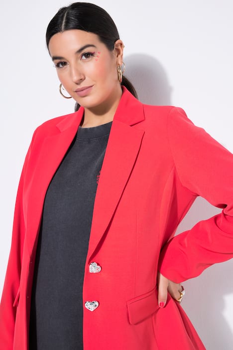 Blazer, fitted Shape, Heart Knöpfe