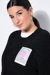 Pullover, oversized, Patch, Langarm