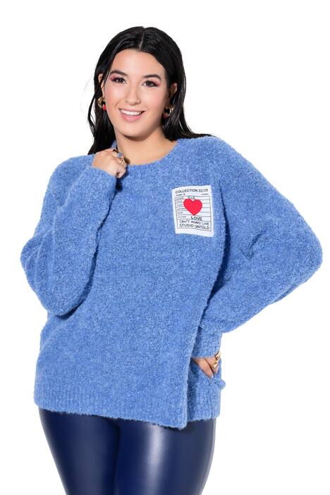 Svetr, oversize, pačvork, dlouhé rukávy