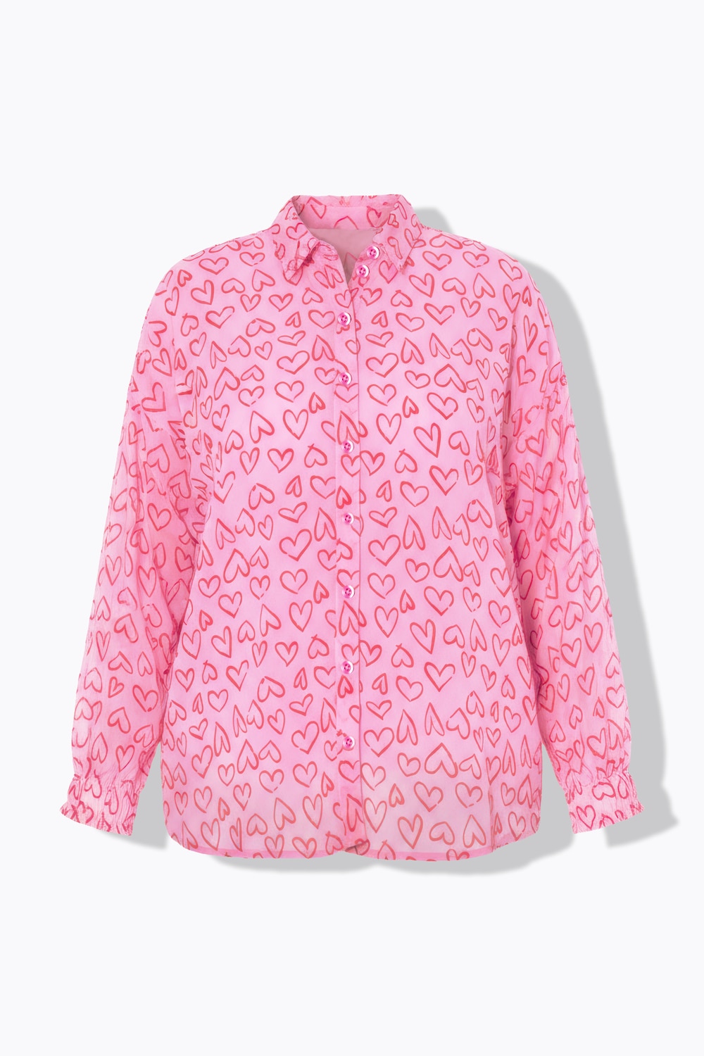 Stora storlekar Blus, Dam, rosa, storlek: 46/48, Polyester, Studio Untold