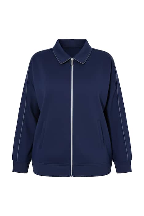 Tréninková bunda, oversize, netopýří rukávy, pruhy