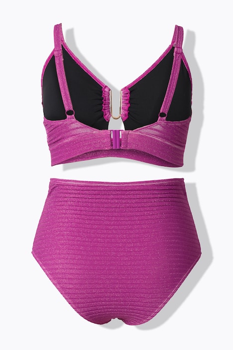 Bikini, glitter, zachte cups, siergesp, verstelbare schouderbandjes