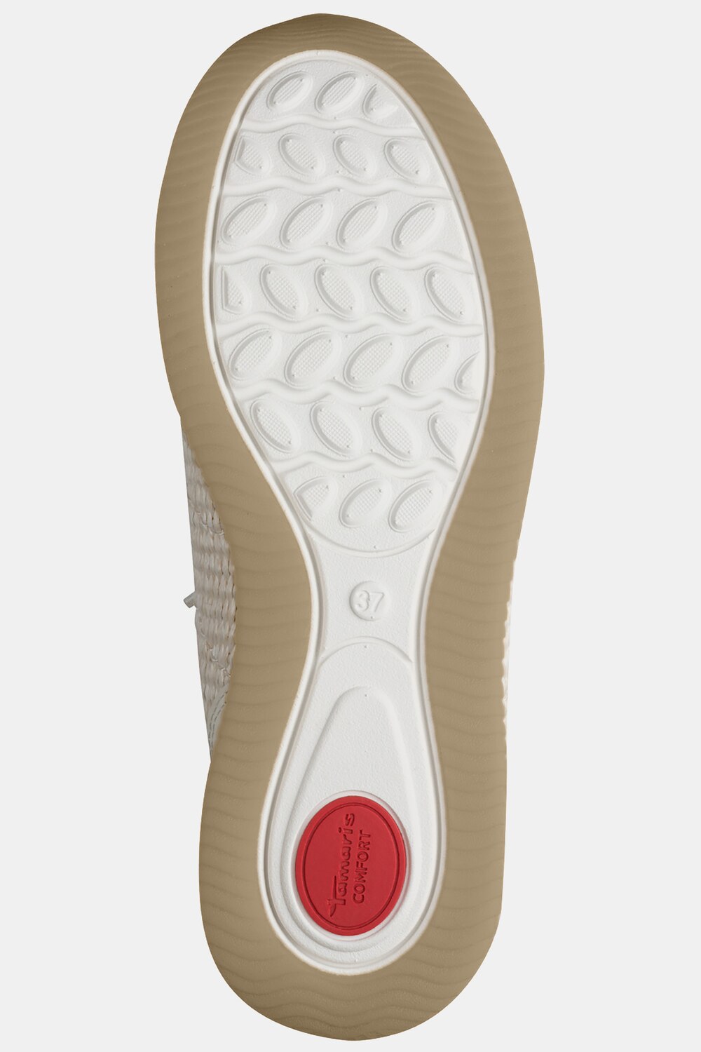 Stora storlekar Step-In-Skinnsneakers, Dam, beige, storlek: 39, Annat/Läder/Syntetfibrer, Ulla Popken