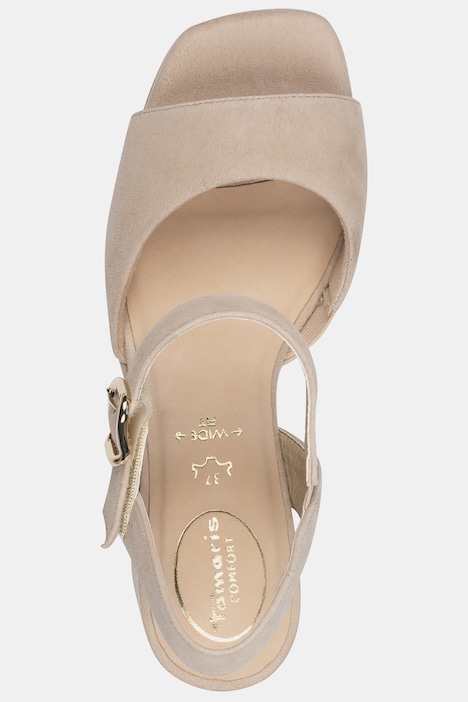 Leder-Sandaletten, Tamaris Comfort, Komfortweite