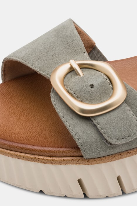 Leder-Sandalen, Tamaris Comfort, Klettriegel, Komfortweite