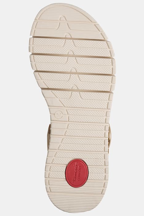 Leder-Sandalen, Tamaris Comfort, Klettriegel, Komfortweite